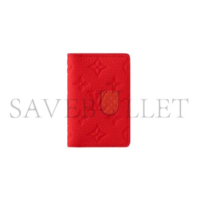 LOUIS VUITTON POCKET ORAGNIZER TAURILLON M83069 (11.1*7.5*1cm)